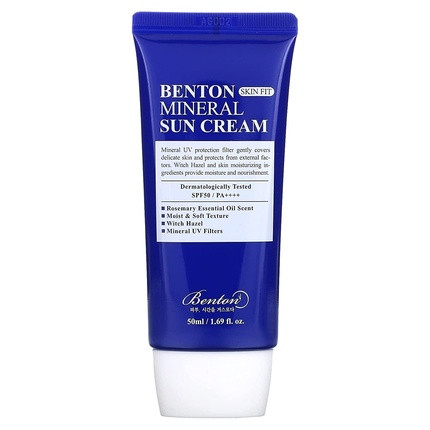 Benton SKIN FIT MINERAL SUN CREAM SPF50+/PA++++ 1.7 fl oz/50ML Sunscreen