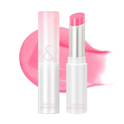 Rom&nd Glasting Melting Balm 3.5g Glossy Plumping Lips Moisture Translucent Water Bomb High Pigmented Vegan 09 Peonies