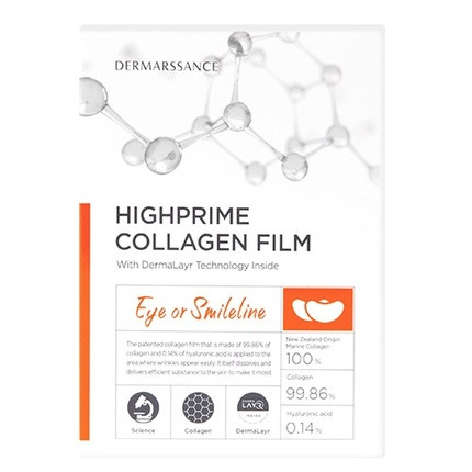 Dermarssance Highprime Collagen Film Eye Patches Or Nasolabial Folds - 5 Pieces