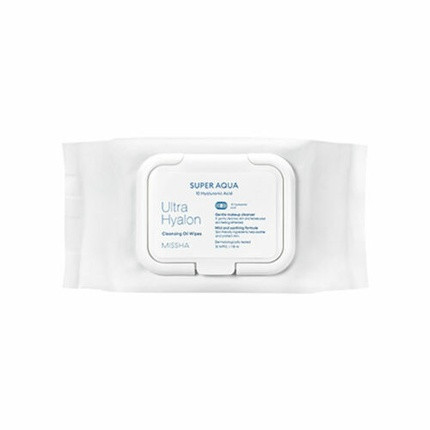 MISSHA Super Aqua Ultra Hyalon Cleansing Oil Wipes 30pcs