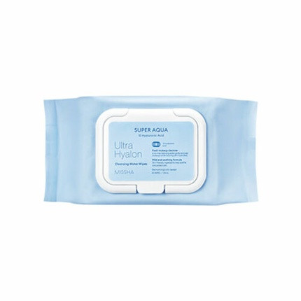 [MISSHA] Super Aqua Ultra Hyalon Cleansing Water Wipes 30 Wipes