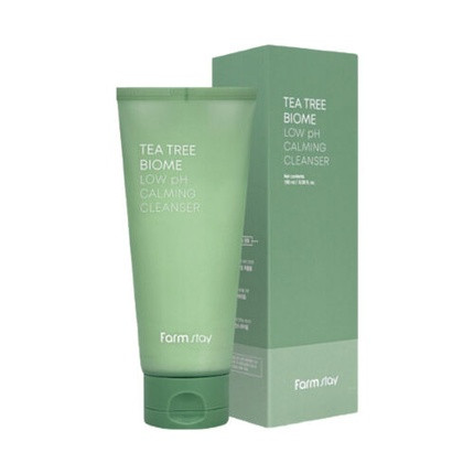 [FARM STAY] Tea Tree Biom Low pH Soothing Cleanser 180ml - Free Gift