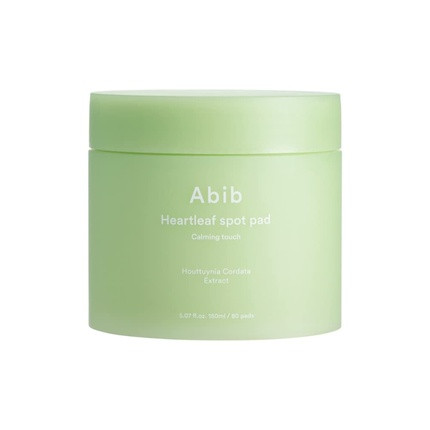 Abib Heartleaf Spot Pad Calming Touch 80 Pads Toner for Face Refreshing Hydrating Redness Relief