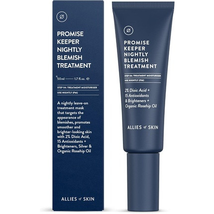 Allies of Skin Promise Keeper Blemish Sleeping Facial Night Cream Moisturizer Treatment 1.7oz 50ml