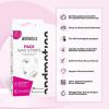 Andmetics FACE Wax Strips Cold Wax Hair Removal Strips for The Face 20 Strips