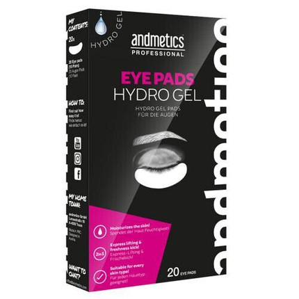 Andmetics Professional Hydro Gel Eye Pads 10x