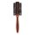 Evo Bruce Bristle Radial Brush 28mm - Small Styling Brush with Natural Boar Bristles for Women and Men - Made from Certified Wood